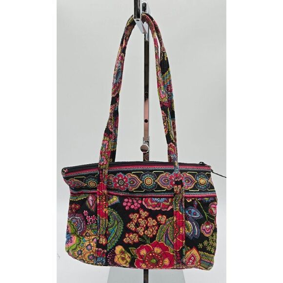 Vera Bradley Large Floral Print Handbag & Wallet Set - Picture 4 of 11